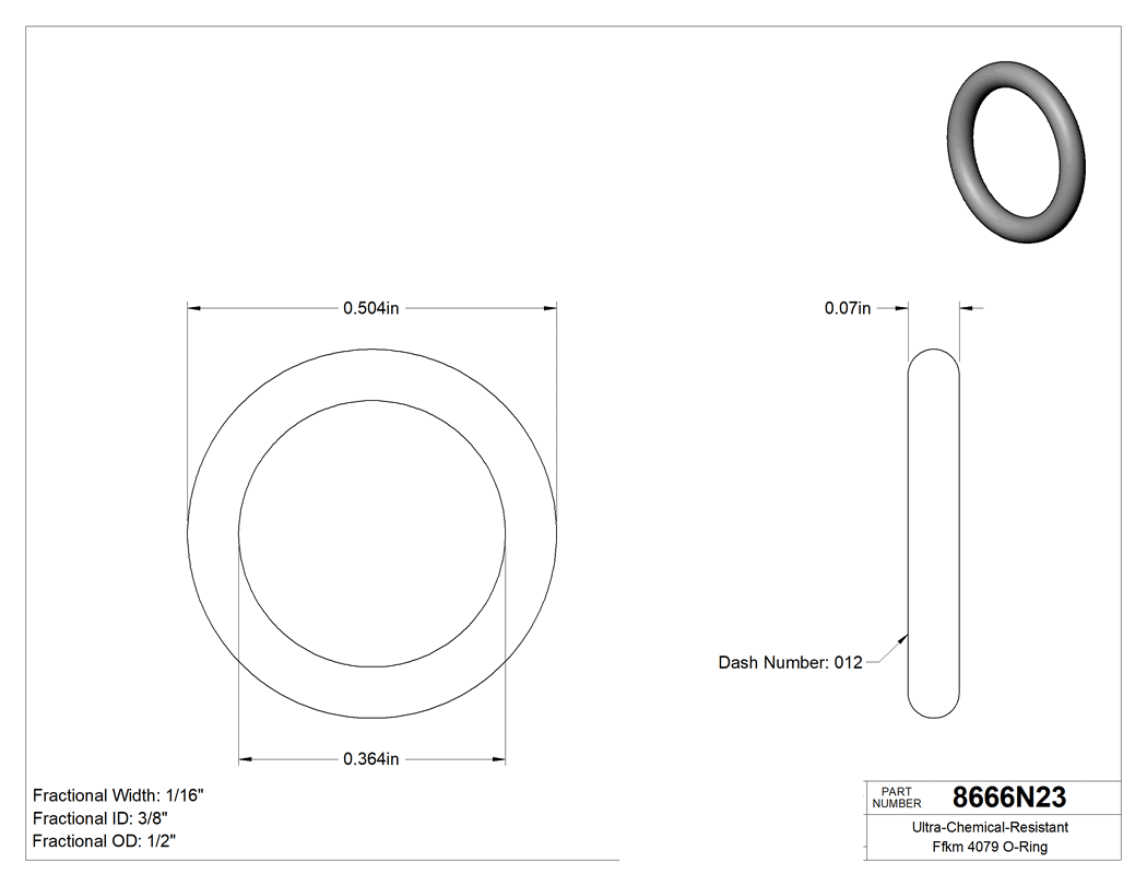 Technical drawing - 8666N23